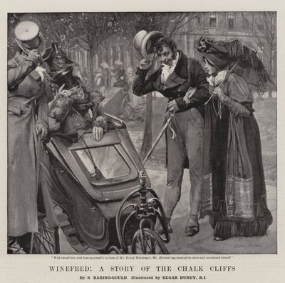 ワインフレッド、チョーク崖の物語 作： Edgar Bundy